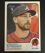 Spencer Strider 2022 Topps Heritage ROOKIE #521 - Atlanta Braves