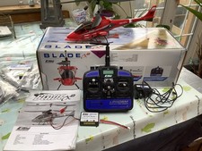 E-flite Blade CX2 RC Helicopter and Transmitter with spares instructions and box