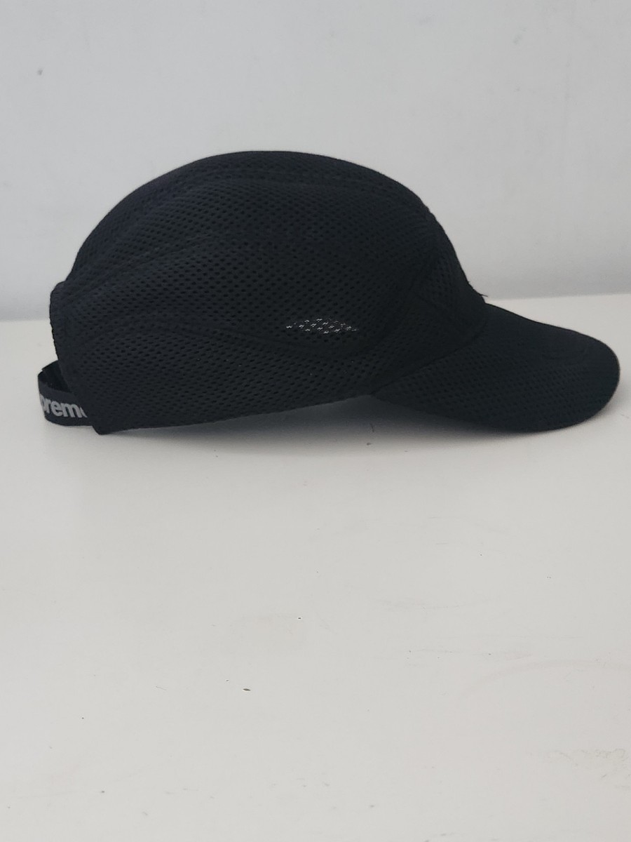 SS22 Supreme x Nike Shox running hat black cap Dri-FIT mesh