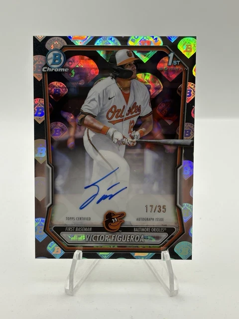 2026 Bowman Baseball Victor Figueroa 1st Bowman Logofractor Auto /35 Orioles