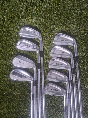 MIZUNO GRAD Golf Iron Set 3-9,Pw,Sw RH R300 steel shafts