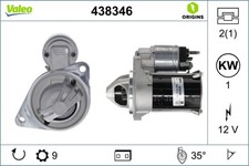 Anlasser Starter VALEO ORIGINS - NEW O.E. TECHNOLOGIE 438346 12V für FORD FIESTA