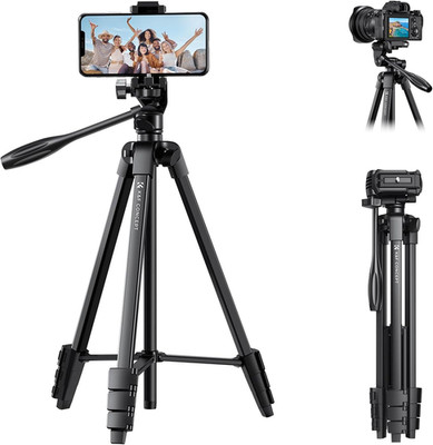 K&F CONCEPT 60'' Portable Travel Tripod, 1.34 Lbs Ultra Lightweight with Remote