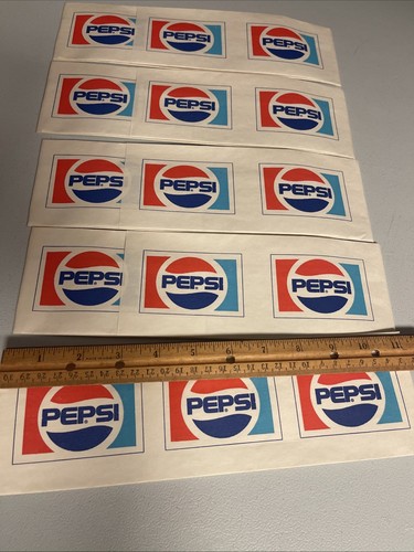 1970's Round Crown Pepsi Cola Soda Pop Lot 5 Paper Hats Caps 50 Years Old - Picture 4 of 6