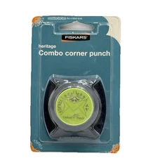Fiskars Corner Combo Emboss & Punch - Heritage - 2387  - NEW