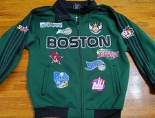VTG 90s Y2k Fam Score All Stars Basketball Team Patches  Boston Jacket NBA L