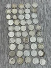 Silver Dimes Lot of  50 Roosevelt & Mercury  MIXED DATES US Junk 90% Stacker