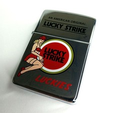 Zippo Lucky Strike Silver Limited Edition 1996 Vintage unbenutzt selten