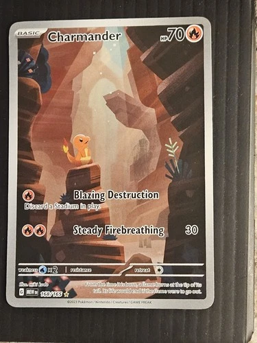 Pokemon TCG - Charmander 168/165 SV: Scarlet & Violet 151 Illustration Rare Holo