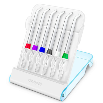 Replacement Tips for Waterpik Water Flosser (6 Classic Jet Tips & Storage Case B