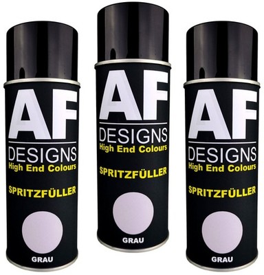 Spritzfüller Spritzspachtel Spraydose grau Füller Autolack Grundierung 3x 400ml