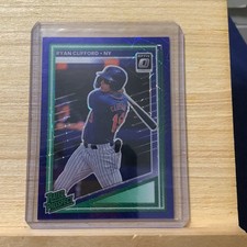 2025 Donruss Blue Velocity #198 Ryan Clifford New York Mets B-19