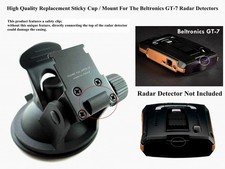 SUPER GRIP SUCTION CUP FOR Escort, Bel GT-7 , Max Non-Magnetic Radar detector