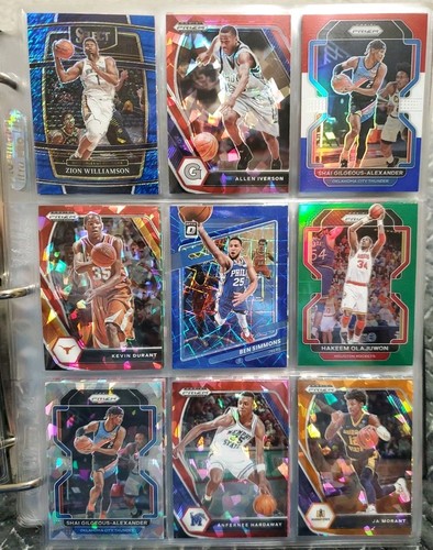 450 Basketball Karten Lot im Ordner - Bild 2 von 24