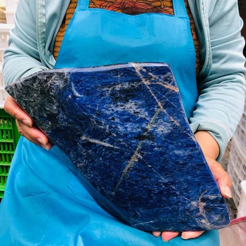 12.78LB Natural Sodalite Blue Stone Rocks Chunks Crystal Mineral Specimens