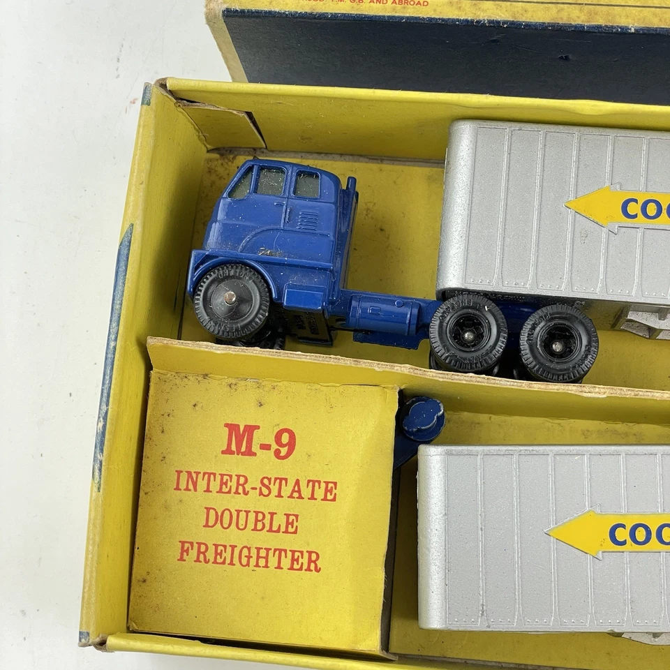 Boxed Matchbox Major Pack M9 Inter State Double Freighter - Image 3 of 4