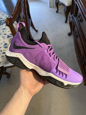 Nike PG 1 Bright Violet Paul George Basketball Shoes Men's Size 12