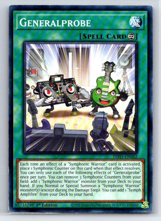 Generalprobe DIFO-EN062 Common / Short Print Dimension Force Yu-Gi-Oh LP