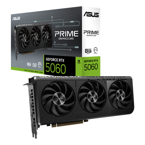 ASUS PRIME GeForce RTX 5060 8GB GDDR7 PRIME-RTX5060-8G PCIe 5.0 Graphics Card - Picture 11 of 12