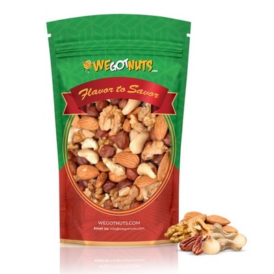 Raw Deluxe Unsalted Mixed Nuts- Premium Quality Kosher Mixed Nuts Snack by We...