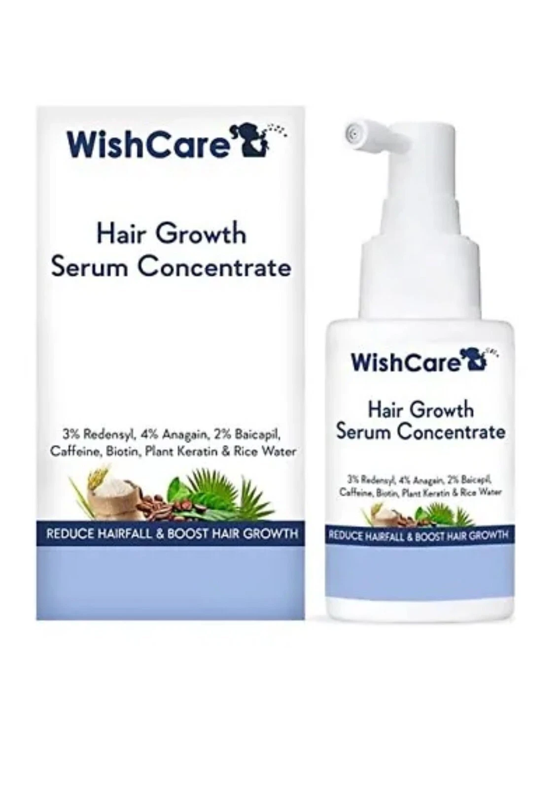 WishCare Hair Growth Serum Concentrate with Plant Keratin & Rice Water etc. 30ml
Opens in a new wind