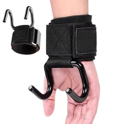 Gewichthebung Metal Hooks Fitnessstudio -Training Kreuzheben Handgelenk Stütze 