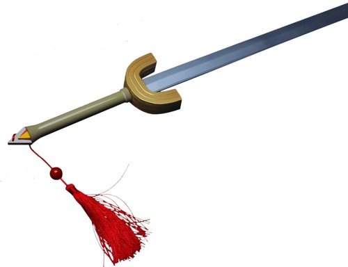 Yu Mei Ren Cosplay Fate/Grand Order Costume Accessory 41 Inches Dual Sword Props - Picture 5 of 8