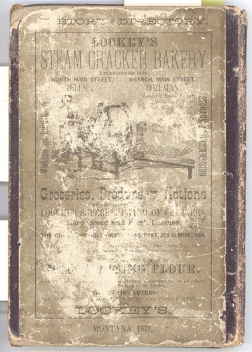 SELTEN antik WM. G. Bailey Geschichte und Verzeichnis von Montana 1879 Helena MT - Bild 2 von 14