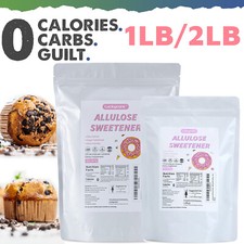 1-2LB Powdered Allulose Sweetener Natural Zero Calorie Friendly Sugar Substitute
