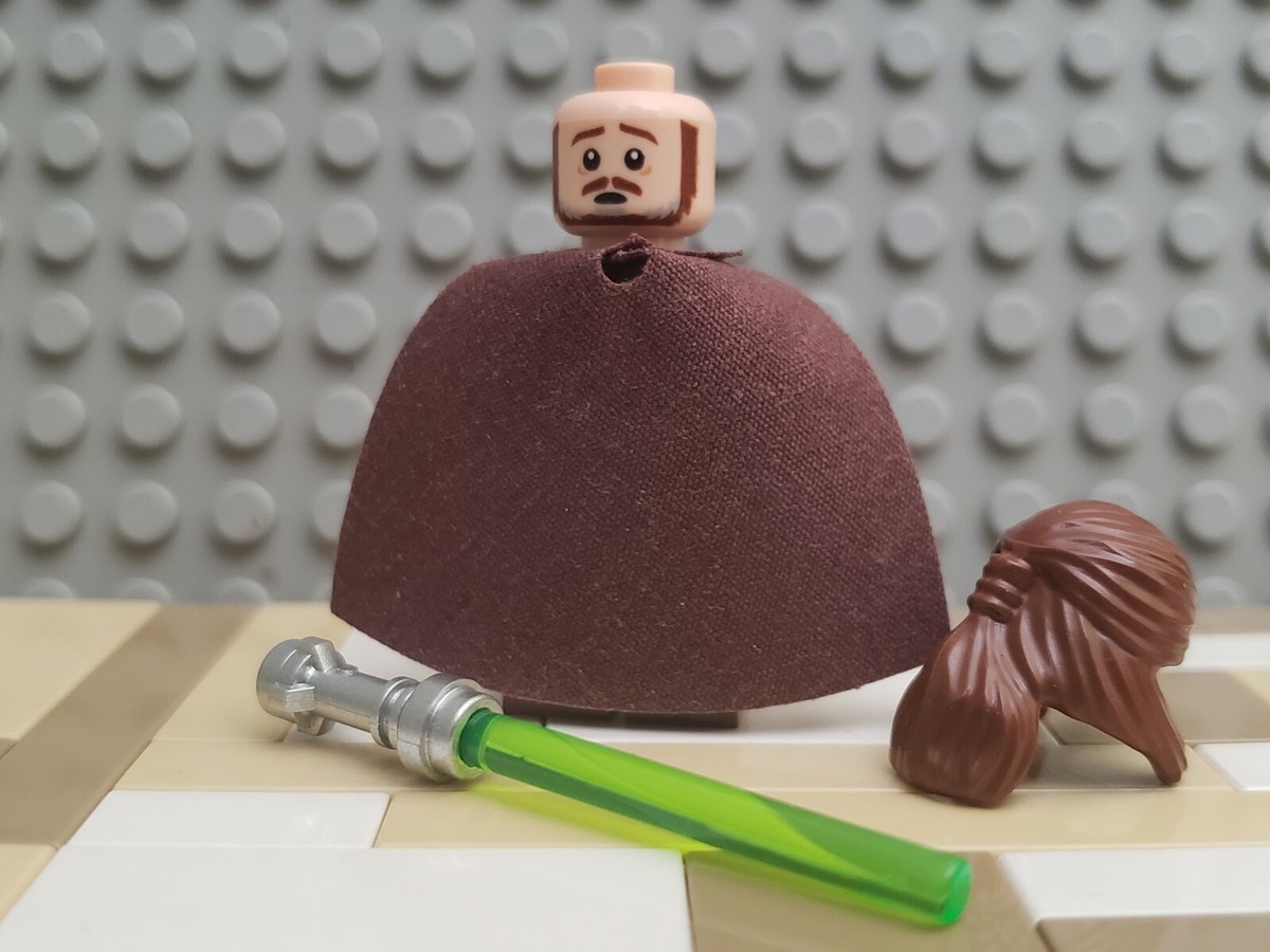 KiC様★ LEGO Qui-Gon Jinn Minifigure w/ Cape - 75169 Star Wars Jedi