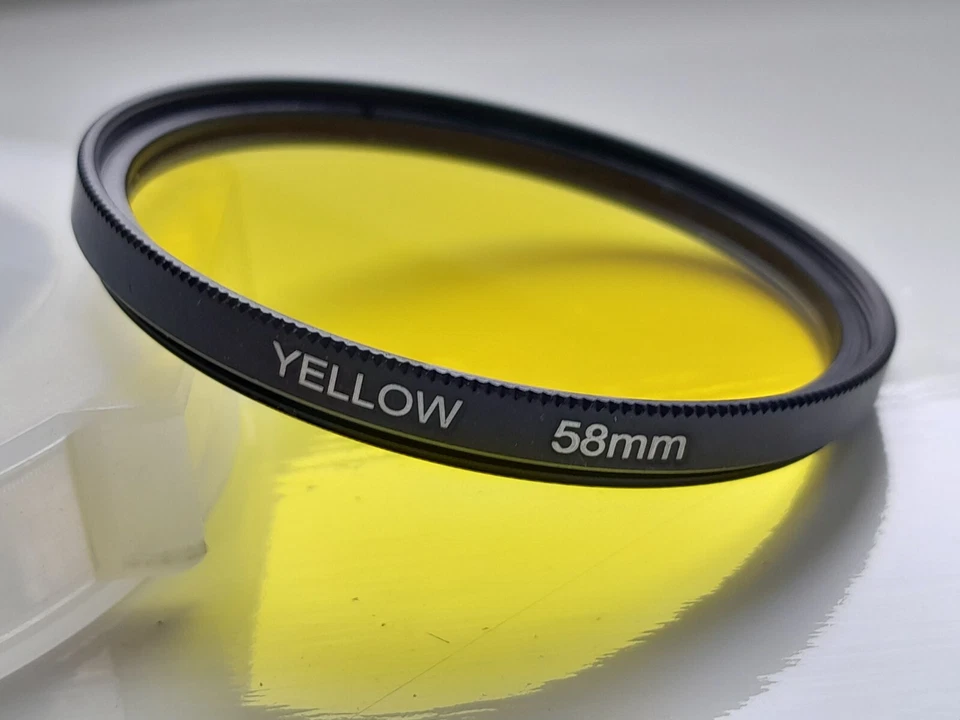 49mm Full Colour Yellow Filter For Ø49mm Lens Black and White Photography - Image 2 of 3