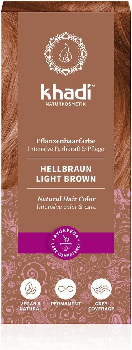 Растительный краситель для волос Khadi Natural Products Светло-коричневый 100 г Светло-коричневый 8590₽