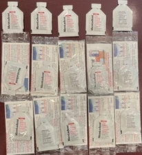 Vintage 15 Mentadent The Baking Soda & Peroxide Toothpaste Sample Packs New 90’s