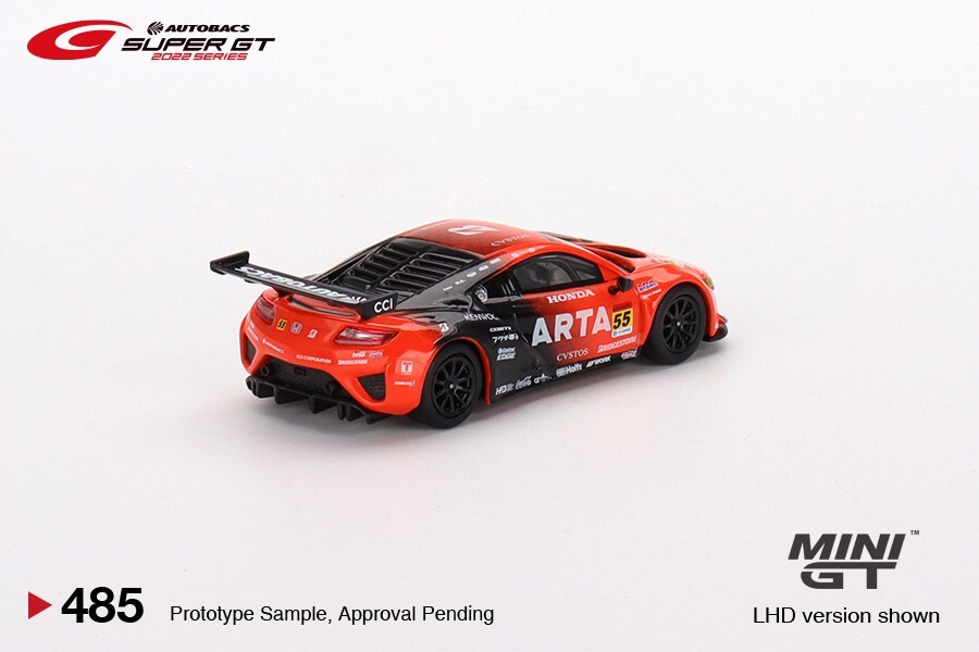 Mini GT Japan Exclusive Super GT Honda NSX GT3 EVO22 Diecast Car