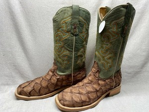 fish square toe boots