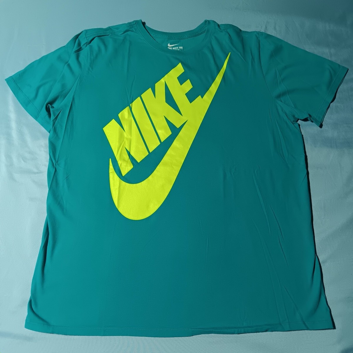 Cool Green Nike Logo Nike Mens Sportswear Just Do It Tee Green S