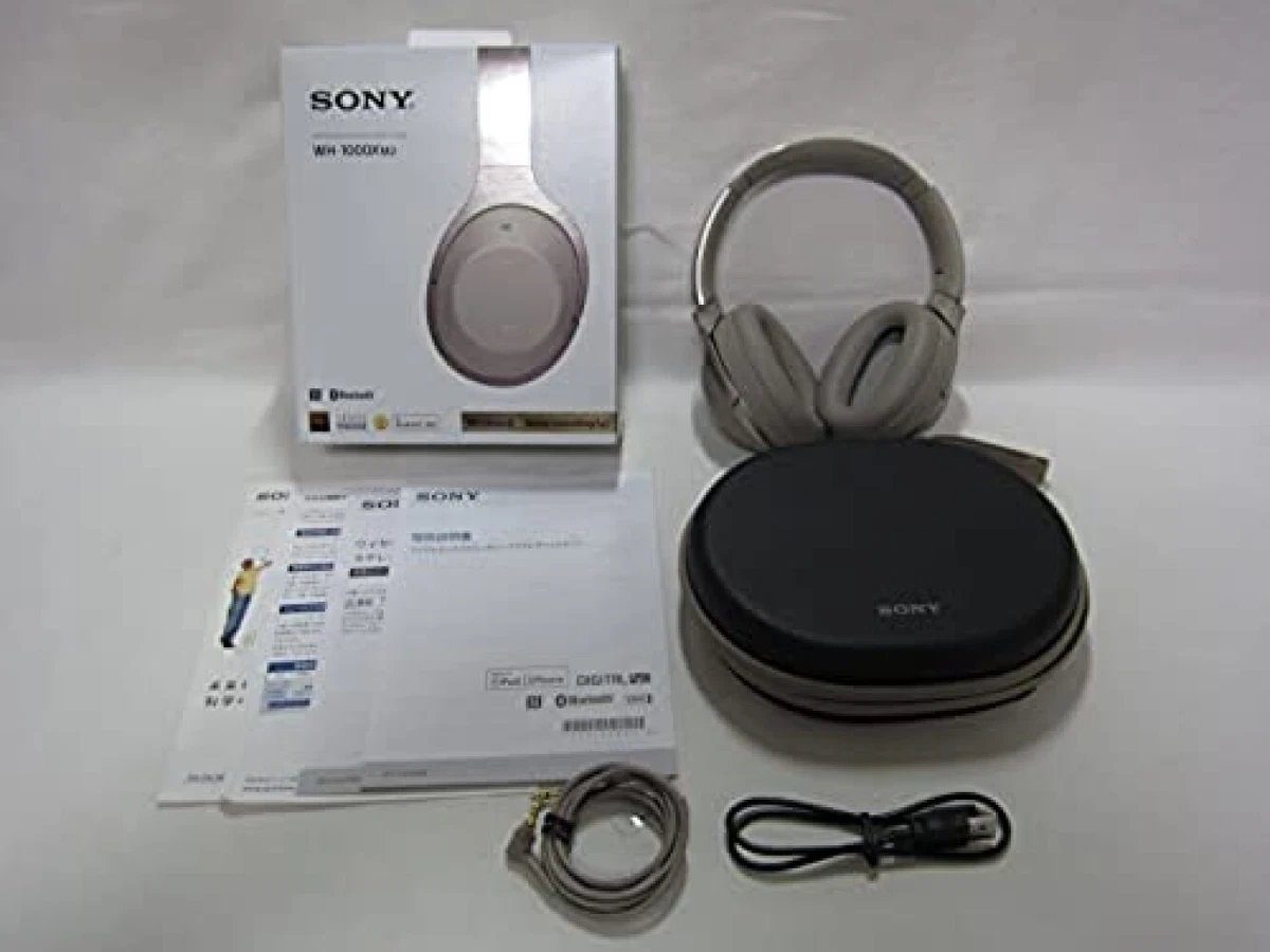 SONY Wireless Noise Canceling Headphone WH-1000XM2 N Champagne Gold Used