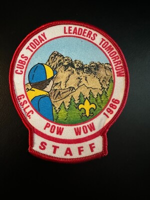 Boy Scouts -  1986 Great Salt Lake Council Pow-Wow  patch STAFF