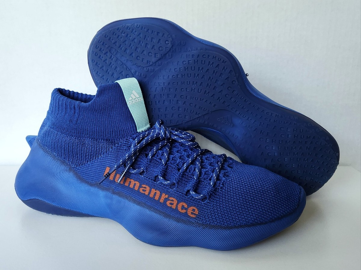 PROMO SAMPLE Adidas Human Race Royal Blue GW4880 Mens Sz US 