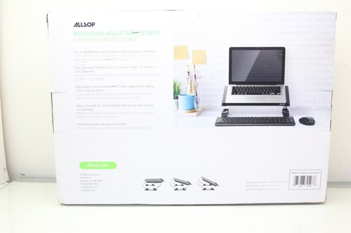 ALLSOP Redmond Monitor Curva Regolabile / Supporto Laptop 30498 - Foto 3 di 4