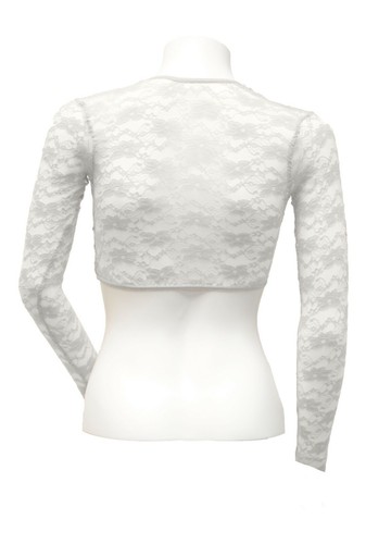 BRIDAL WEAR BOLERO SHRUG LACE BRIDE WEDDING DRESS SLEEVES STRETCH MESH ARM COVER - Picture 46 of 52