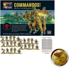 Warlord Games Bolt Action Miniatures - Commandos Troop Set US Army 28mm