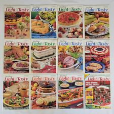 Vtg Lot 12 Taste of Home's Light  Tasty Recipes Magazines 1999 2001 Bundle Set