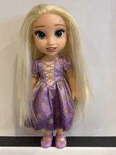 Jakks Pacific Disney Rapunzel Doll Magic In Motion Sings Talks 14” Glowing Hair