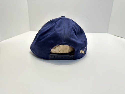 Puma Italia FIGC Blue Snapback Hat Flat Brim Print - Picture 4 of 11