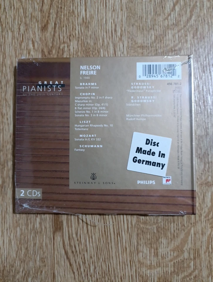 Nelson Freire Great Pianists Of The 20th Century 30 CD Chopin Liszt Mendelssohn - Image 2 of 2