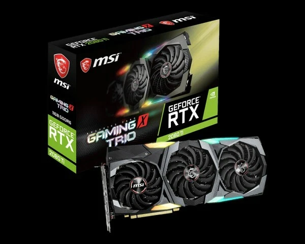 MSI-GeForce-RTX - 2080-Ti-GAMING-X - TRIO Grafik- & Videokarten
