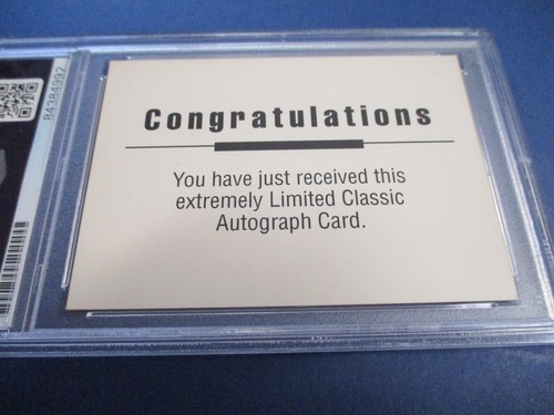 Roman Hamrlik Autographed Signed 1992 Classic Draft Card PSA Slab Auth. - Picture 7 of 8