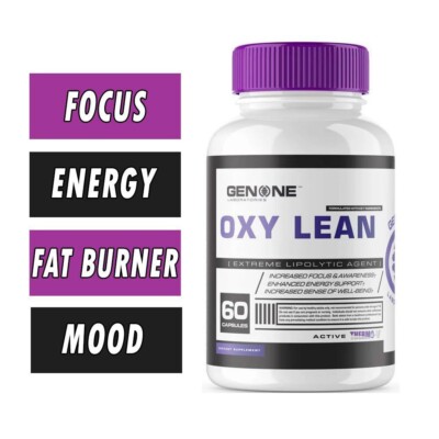  GENONE  OXY LEAN ELITE / 60 CT / FAT BURNER / MOOD ENHANCER / APPETITE CONTROL