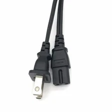 AC Power Cord flat Fig 8 Cable for Singer 8090 8763 Curvy 8770 Sewing Machine